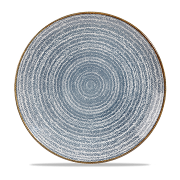 Homespun Slate Blue Coupe Plate 28.8cm